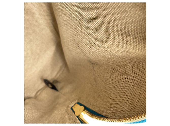 Borsa a mano in pelle Gucci Interlocking G 449661 Turchese - vista 11