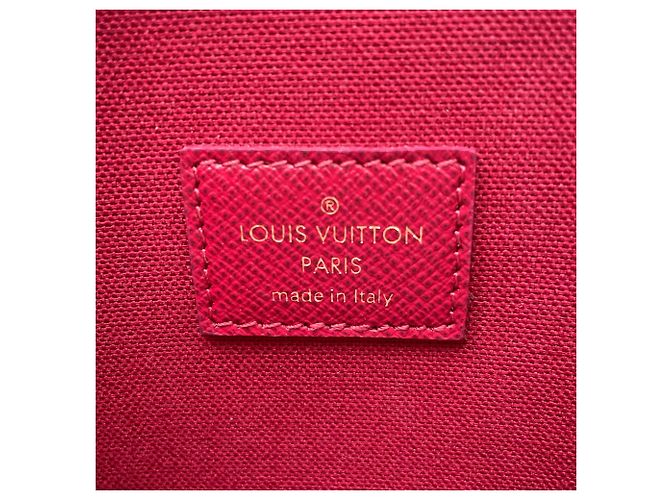 Pochette Louis Vuitton Monogram Felicie in Fuchsia Fuschia - vista 17