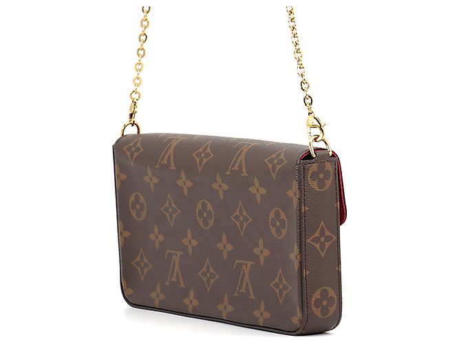 Pochette Louis Vuitton Monogram Felicie in Fuchsia Fuschia - vista 2