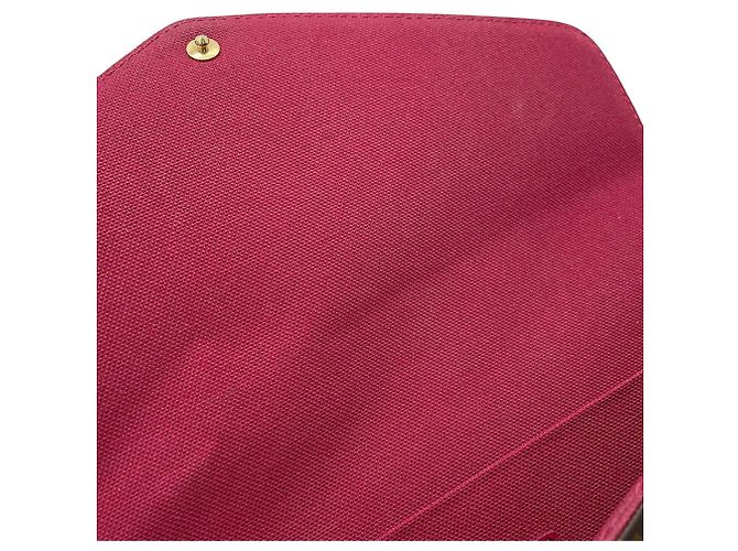 Pochette Louis Vuitton Monogram Felicie in Fuchsia Fuschia - vista 8