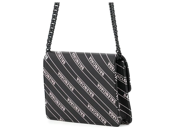 Everyday Borsa a tracolla con catena Balenciaga Nero - vista 2