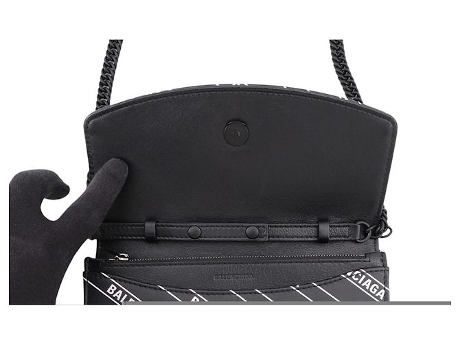 Everyday Borsa a tracolla con catena Balenciaga Nero - vista 5