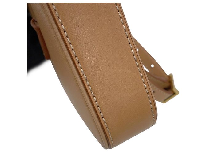 Borsa a tracolla mini verticale in pelle di vitello Yves Saint Laurent Beige - vista 8