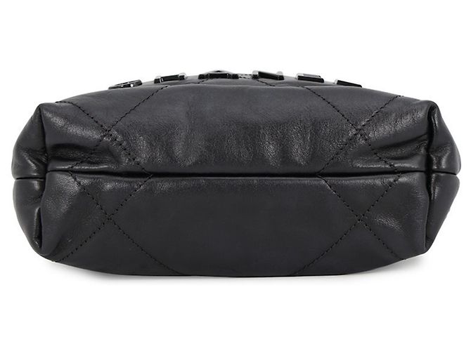 Borsa a mano Chanel CHANEL22 Mini Coco Mark Nero - vista 3