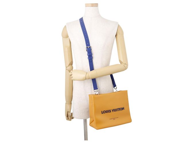 Louis Vuitton Saffron Leder Tote Bag Golden - Ansicht 5