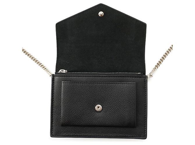 Borsa a tracolla con catena Louis Vuitton Pochette MyLockme Nero - vista 5