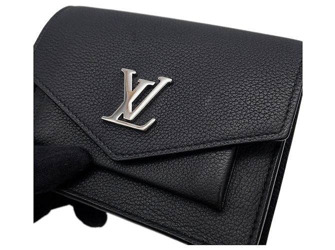 Borsa a tracolla con catena Louis Vuitton Pochette MyLockme Nero - vista 8