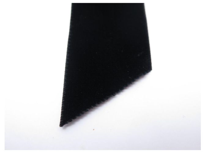 NUOVO PRADA 1IF154 FERMAGLIO PER CAPELLI FIOCCO IN VELLUTO NERO BARRETTE HAIR CLIP - vista 5