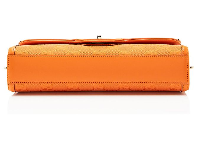 Bolso de hombro Small Gucci GG Canvas Luce Naranja - vista 4