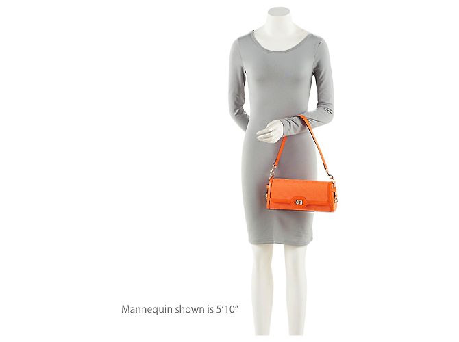 Bolso de hombro Small Gucci GG Canvas Luce Naranja - vista 5