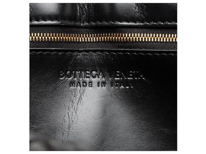 Borsa a tracolla Bottega Veneta Intreccio Kalimero Citta Small Nero - vista 7