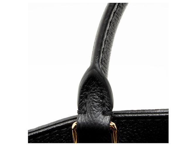 Borsa Satchel Louis Vuitton Monogram Empreinte Montaigne GM Nero - vista 10