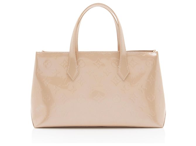 Louis Vuitton Monogram Vernis Wilshire PM Tote Braun Beige - Ansicht 3