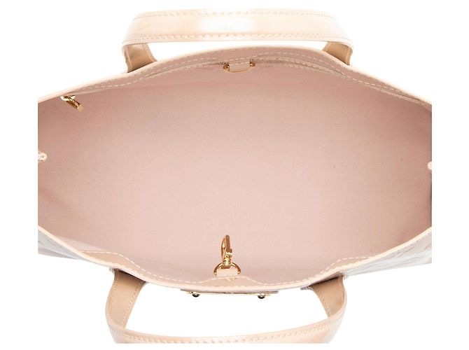 Louis Vuitton Monogram Vernis Wilshire PM Tote Braun Beige - Ansicht 7