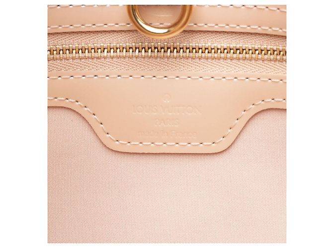 Louis Vuitton Monogram Vernis Wilshire PM Tote Braun Beige - Ansicht 8