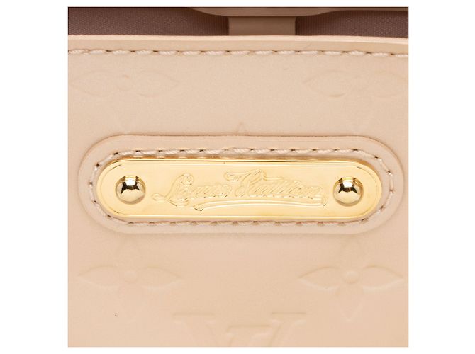 Louis Vuitton Monogram Vernis Wilshire PM Tote Braun Beige - Ansicht 9