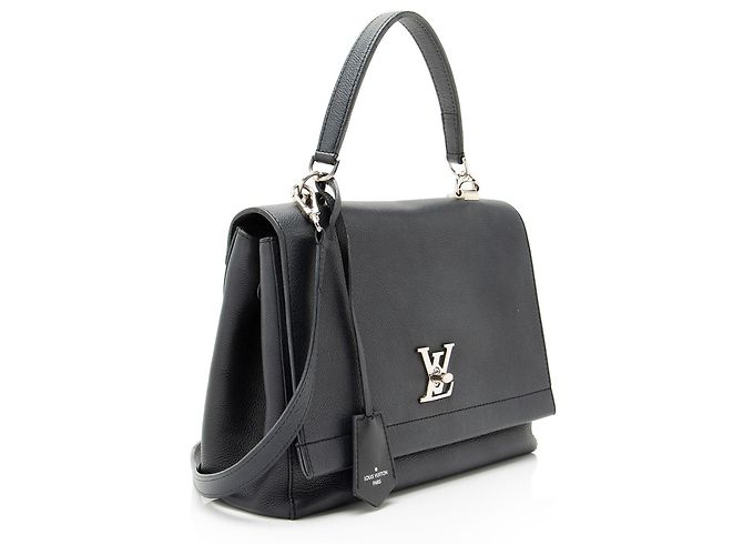 Borsa Lockme II in pelle di vitello Louis Vuitton Blu - vista 2