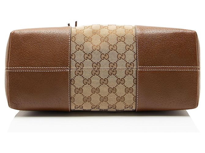 Borsa a tracolla piccola Gucci GG Canvas Bree Marrone Beige - vista 4