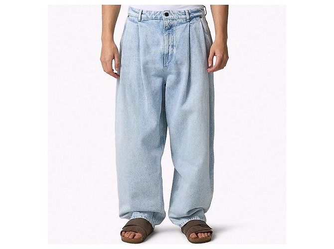 Autre Marque Hed Mayner PLEATED DENIM PANTS
Pantalones de denim de algodón Azul - vista 3