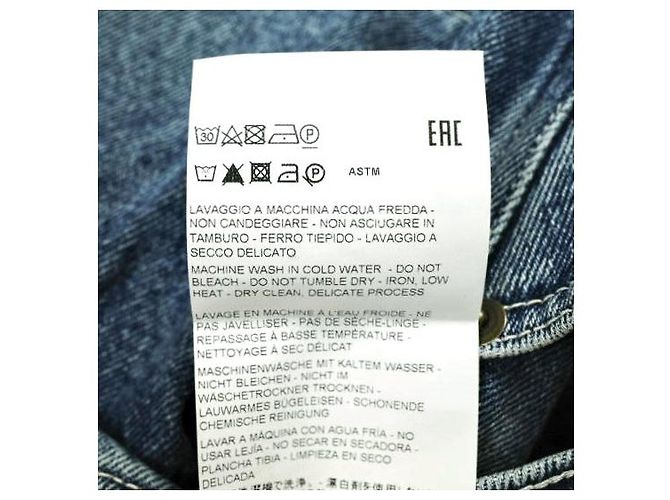 Autre Marque Hed Mayner DENIM PANTS
Pantalones de denim de algodón Azul - vista 11