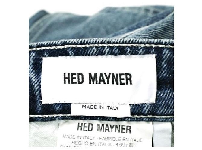 Autre Marque Hed Mayner DENIM PANTS
Pantalones de denim de algodón Azul - vista 5