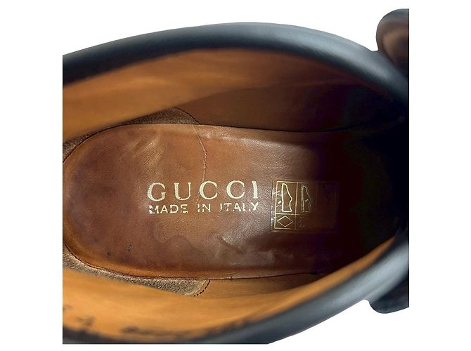 Stivali in pelle Gucci Nero - vista 7