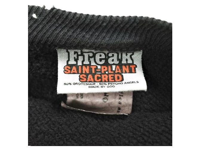 Autre Marque Saint Michael × Cactus Plant Flea Market CP_CREW SWT Cotton Sweatshirt Schwarz - Ansicht 6