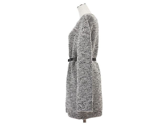 Louis Vuitton Monogram Wollkleid Schwarz Weiß - Ansicht 13