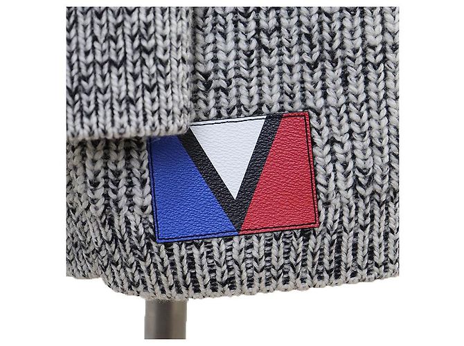 Louis Vuitton Monogram Wollkleid Schwarz Weiß - Ansicht 4