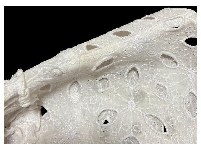 Autre Marque Vestido de bordado calado D.EXTERIOR Blanco - vista 12