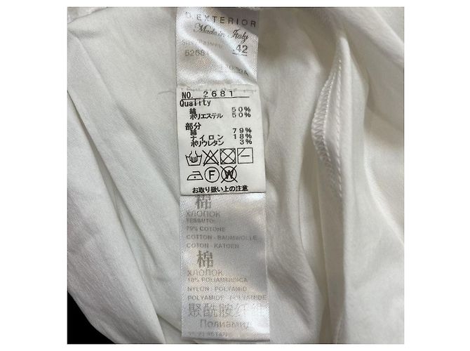 Autre Marque Vestido de bordado calado D.EXTERIOR Blanco - vista 9