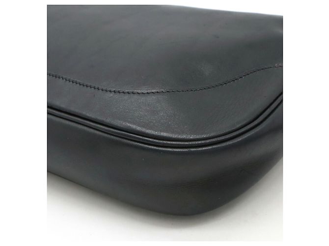 Hermès Borsa a tracolla Hermes in vitello Nero - vista 3