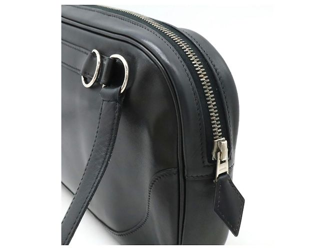 Hermès Borsa a tracolla Hermes in vitello Nero - vista 4