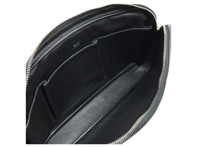 Hermès Borsa a tracolla Hermes in vitello Nero - vista 5