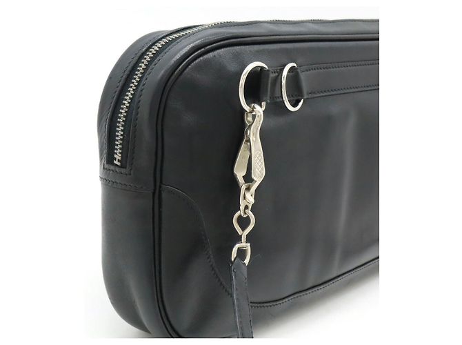 Hermès Borsa a tracolla Hermes in vitello Nero - vista 7