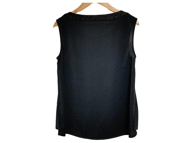 Autre Marque Top sin mangas con cintas Rene basic Negro - vista 2
