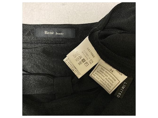 Autre Marque Top sin mangas con cintas Rene basic Negro - vista 4