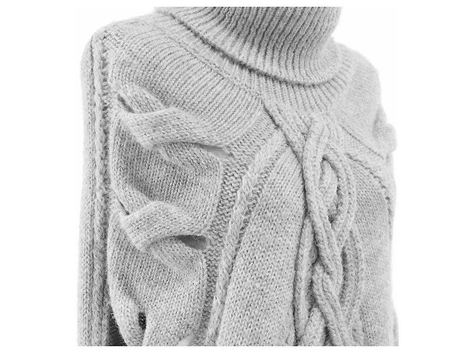 Prenda de punto de lana de alpaca Gucci GG Heart Castaño - vista 12