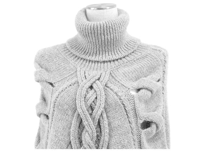 Prenda de punto de lana de alpaca Gucci GG Heart Castaño - vista 2