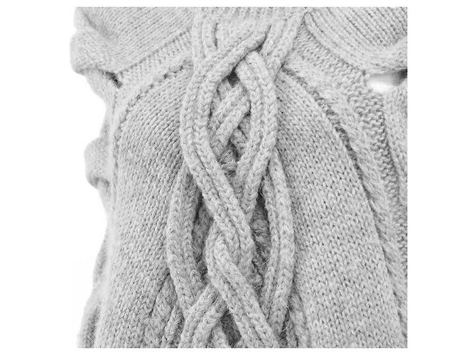 Prenda de punto de lana de alpaca Gucci GG Heart Castaño - vista 3