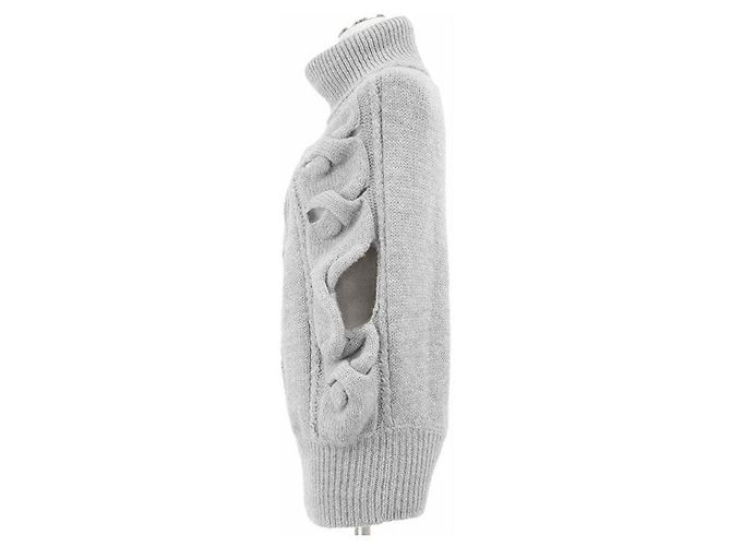 Prenda de punto de lana de alpaca Gucci GG Heart Castaño - vista 5
