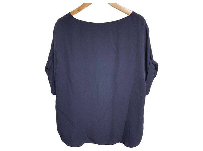 Blusa de seda Polo Ralph Lauren Azul Azul marino - vista 2