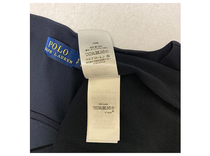 Blusa de seda Polo Ralph Lauren Azul Azul marino - vista 4