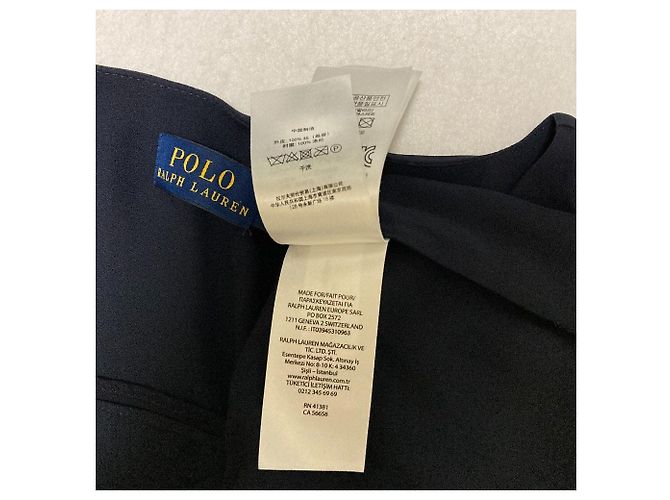 Blusa de seda Polo Ralph Lauren Azul Azul marino - vista 5