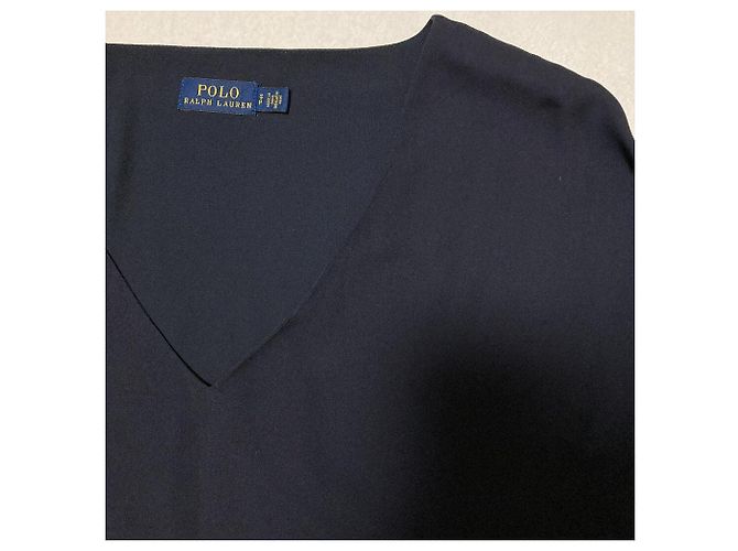 Blusa de seda Polo Ralph Lauren Azul Azul marino - vista 7