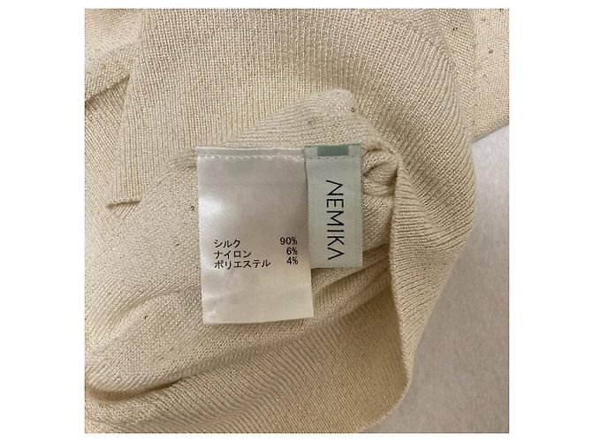 Autre Marque Prendas de punto de seda NEMIKA Crudo - vista 3