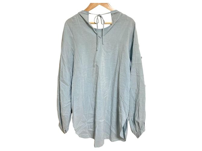 Autre Marque Blusa de manga larga de seda ESLOW Azul Azul claro - vista 2
