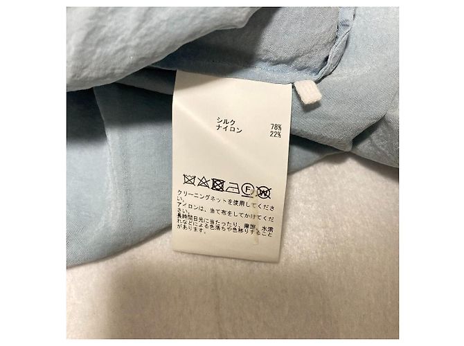 Autre Marque Blusa de manga larga de seda ESLOW Azul Azul claro - vista 3