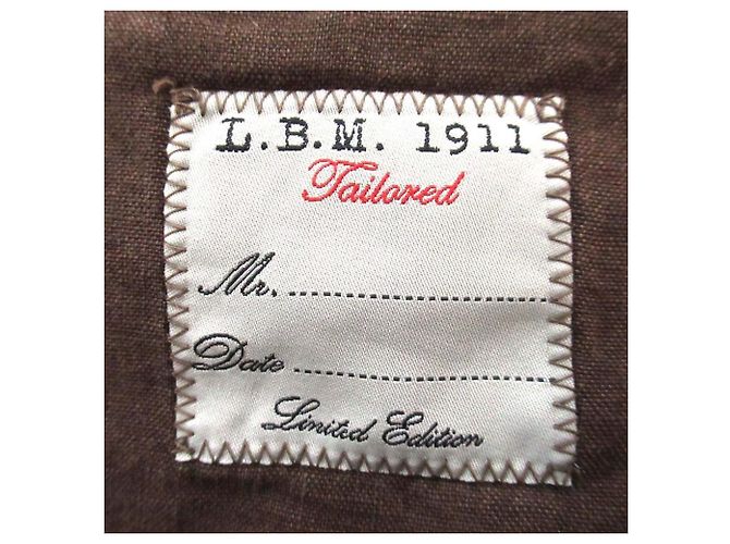 Autre Marque Conjunto de traje de lino L.B.M.1911 Castaño - vista 12