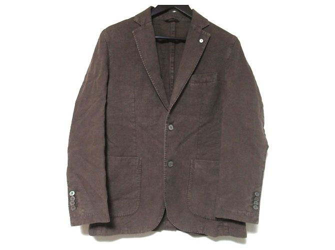 Autre Marque Conjunto de traje de lino L.B.M.1911 Castaño - vista 2